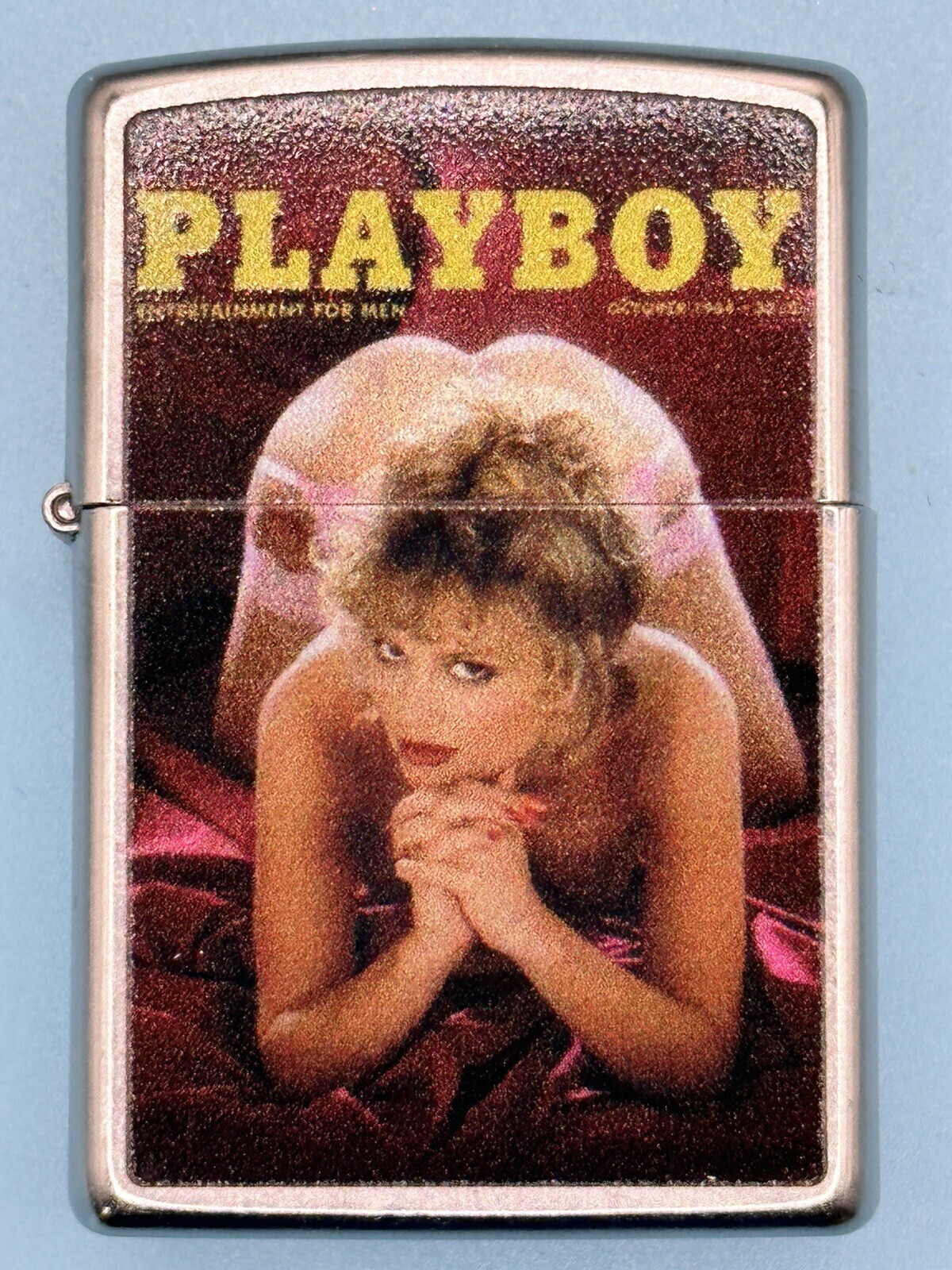 Vintage October 1984 Playboy Magazine Cover Zippo Lighter NEW In Box Rare