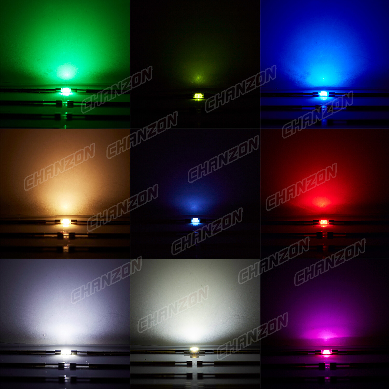 100PCS 0402 0603 0805 1206 3535 3528 5730 SMD LED Diode White Red Green RGB UV