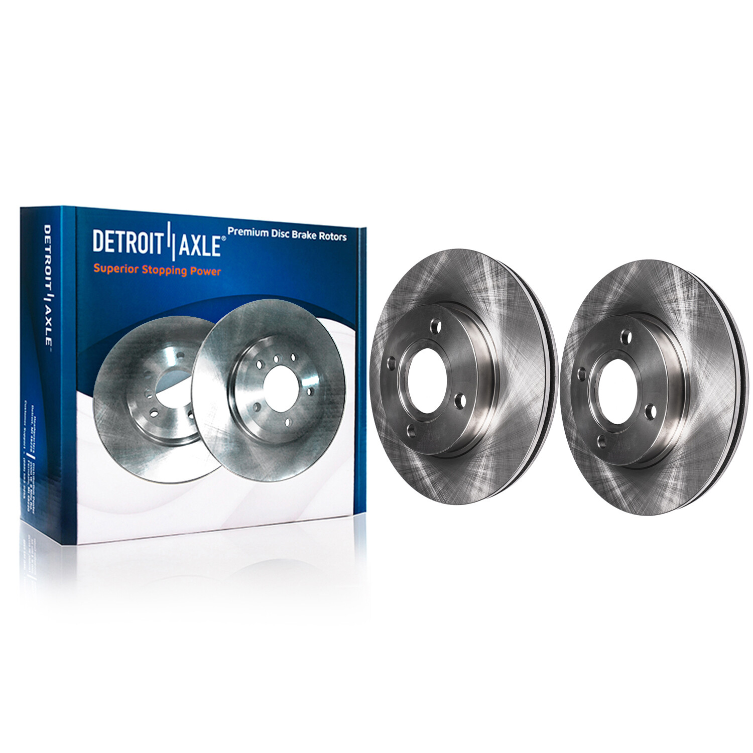 Front Rotors & Brake Pads + Rear Drums & Shoes for 2001-2006 Nissan Sentra 1.8L