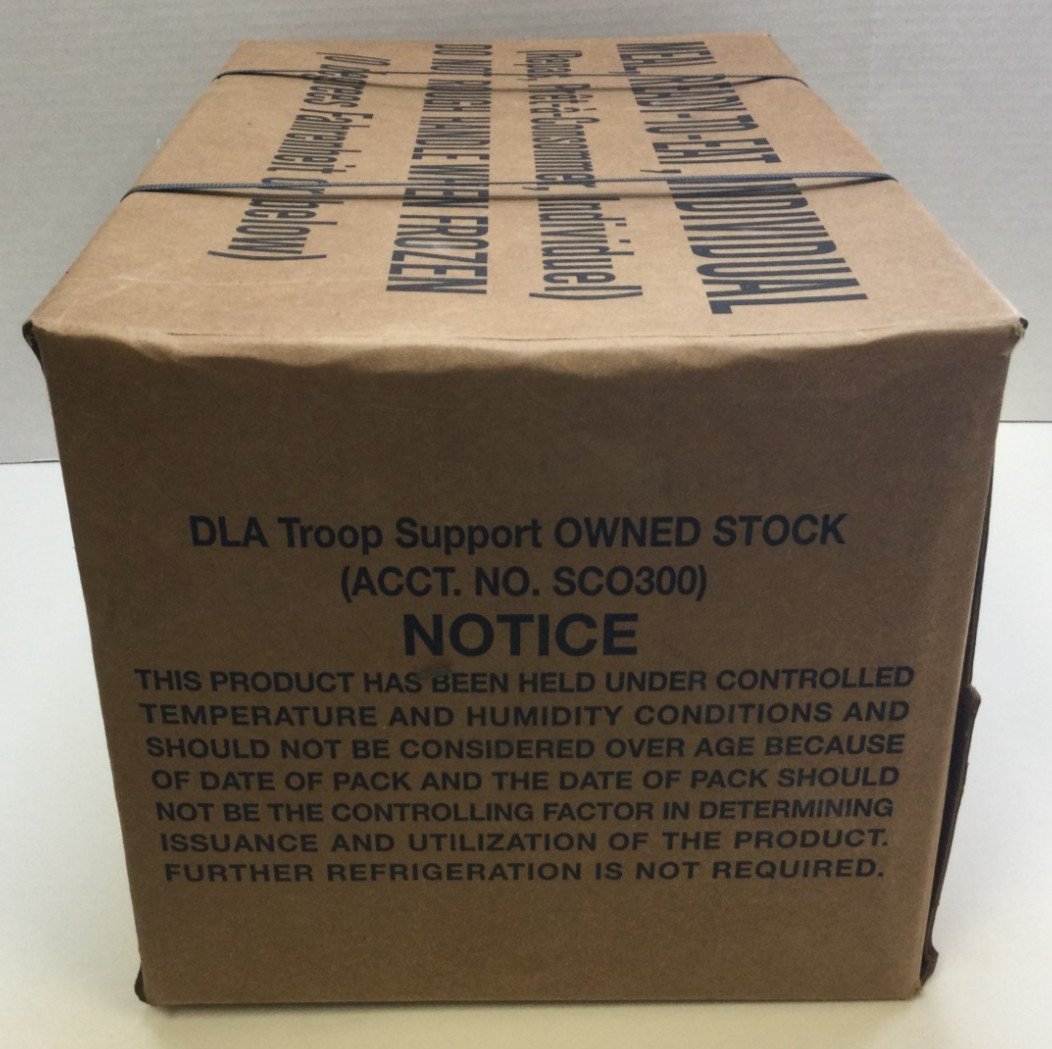 MRE Case B, Menus 13–24, Sealed Military Ready To Eat Meals (INSP 2024)