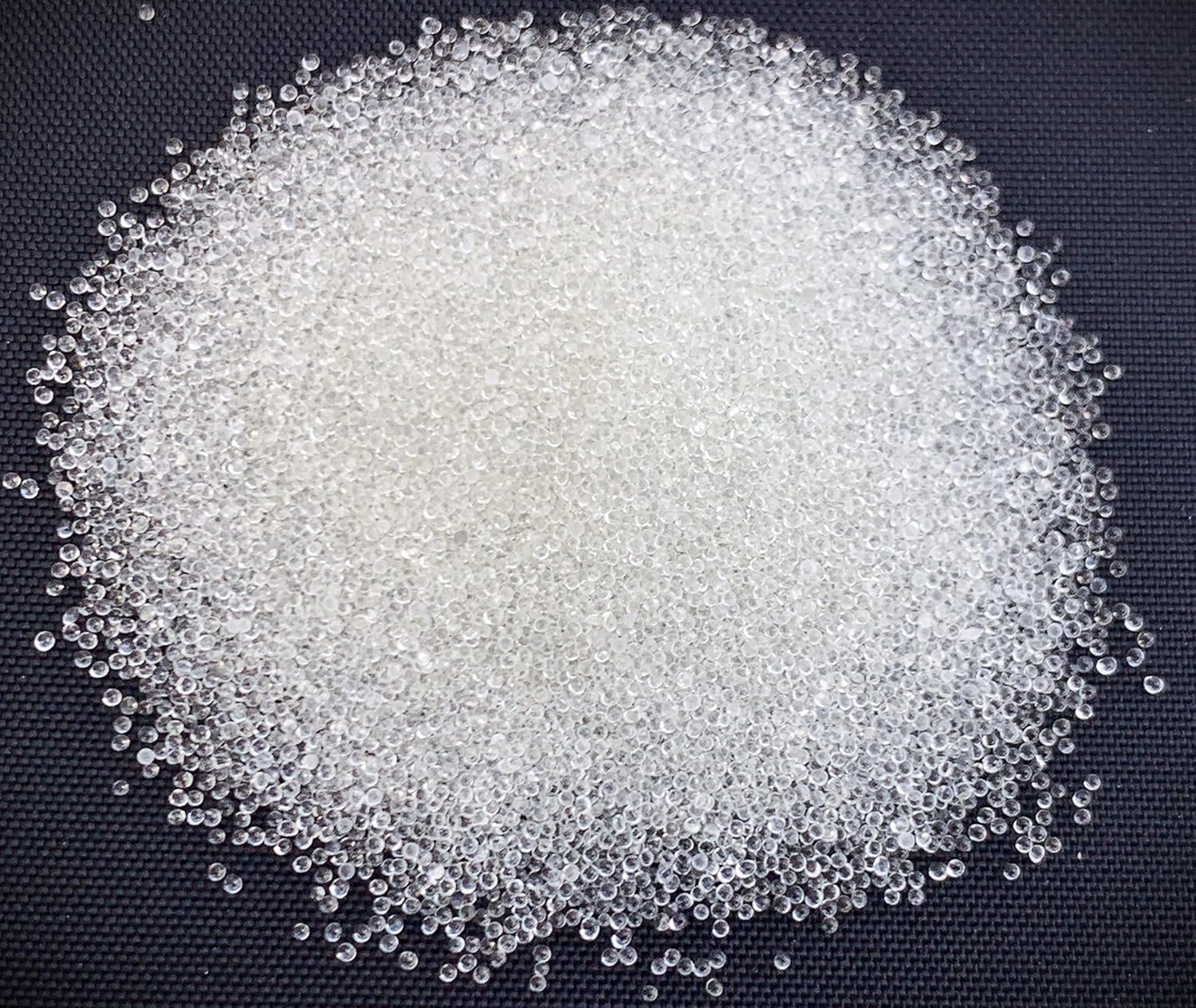 #3 Glass Bead Blasting Media 20-30 Mesh Sandblasting Abrasive Winona Van Norman
