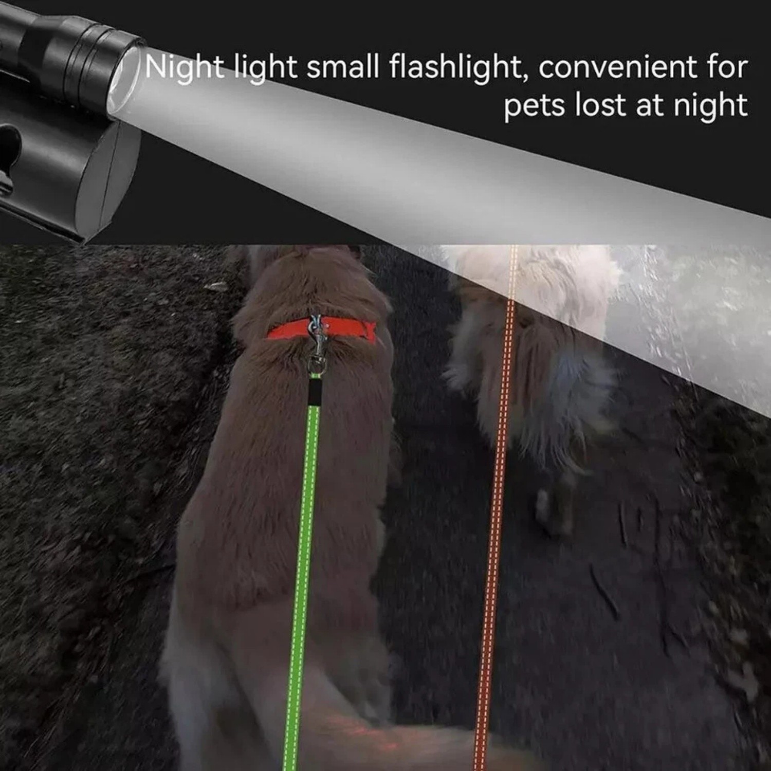 Retractable Reflective Dual Pet Leash Lead 360Swivel Double Dog Walking Leash A+