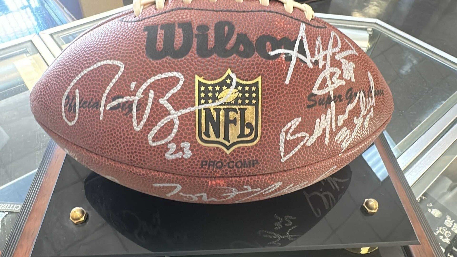 2005 Top 10 NFL Draft Picks Autographed Football
