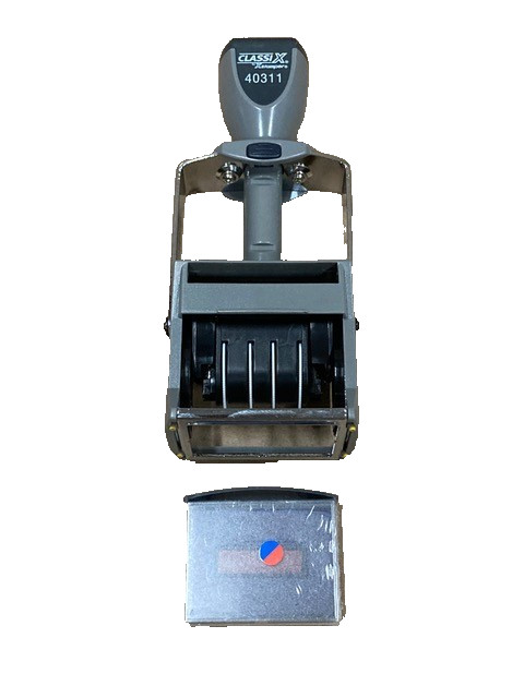 Xstamper Received Date Stamper, 40311 ClassiX Self Inking With Ink