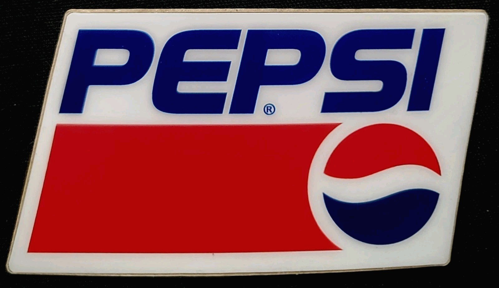 PEPSI COLA STICKER "PEPSI GOT A LOT TO GIVE" 3 3/4 X 2 1/8" GLOSSY THICK OUTDOOR