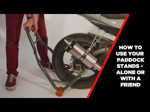 MPW Race Dept for Motorcycle Front Paddock Stand Race Type (Grey)