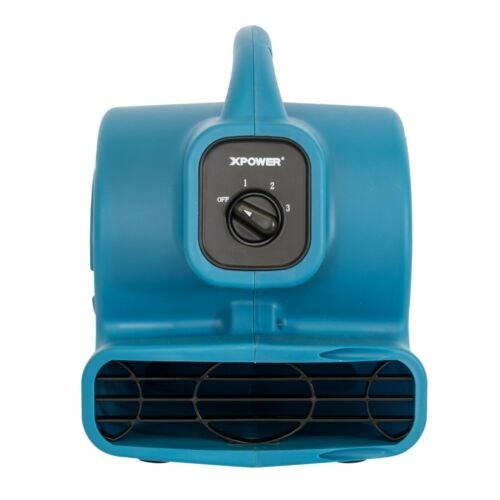 XPOWER P-80A Air Mover Utility Fan Built-In Power Outlets Certified-Refurbished