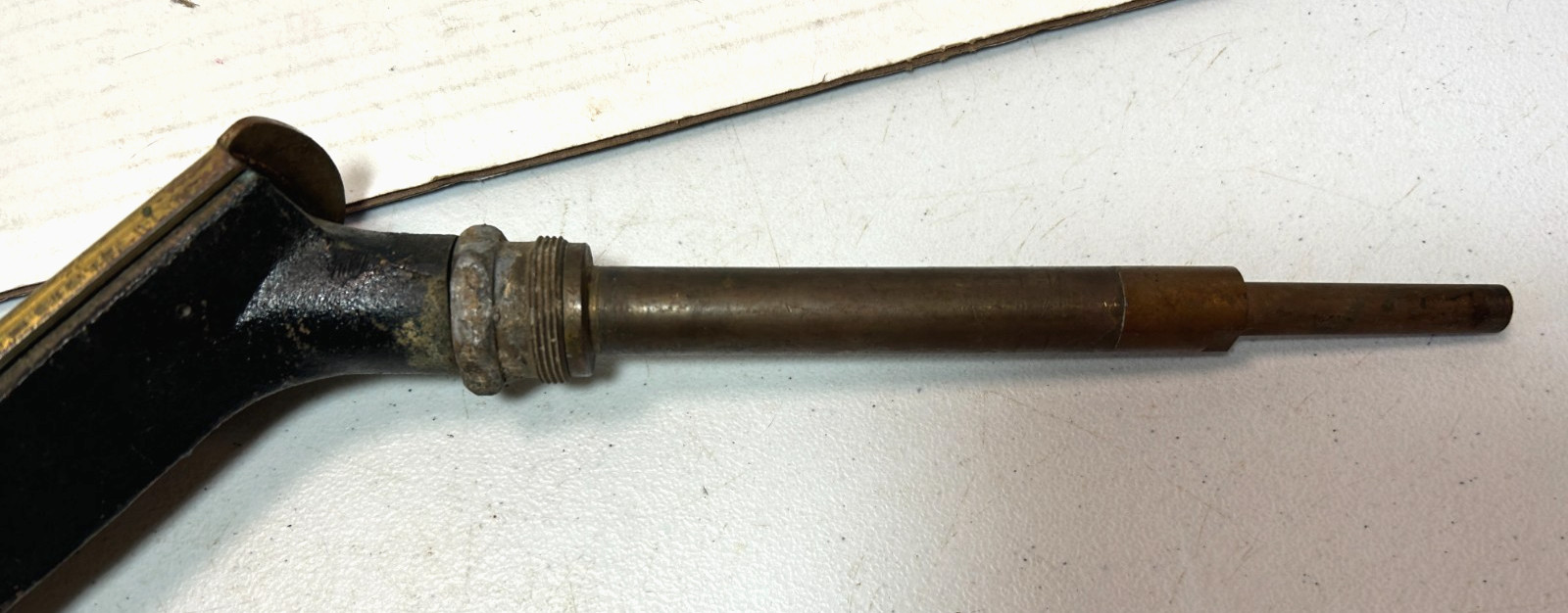 Antique Steam Boiler Steampunk Thermometer Gotham Industrial, 550 F Cast Bronze