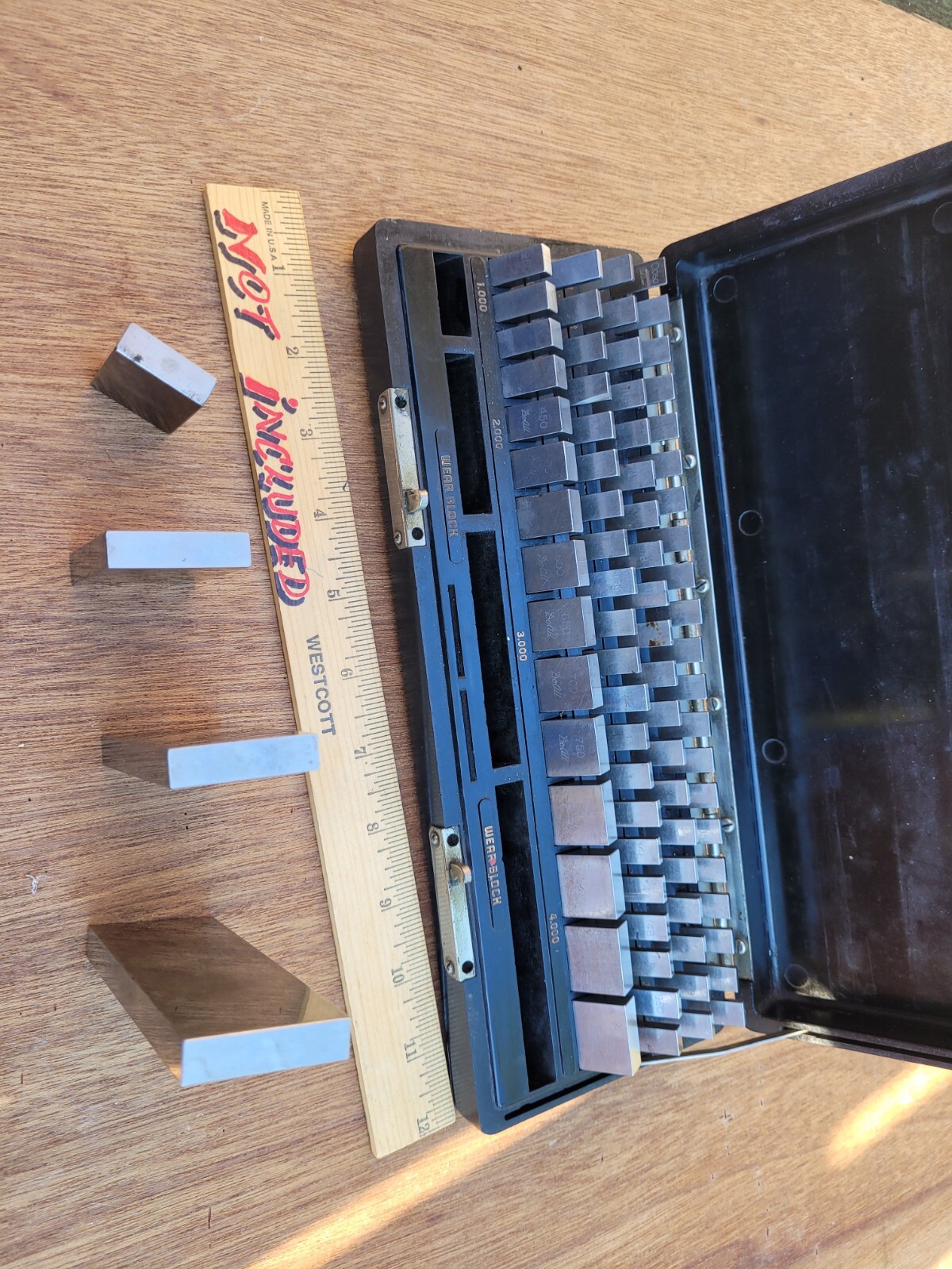 DoAll PRECESION GAGES Block Set 83 ( Wear Block) complete in Do All Box