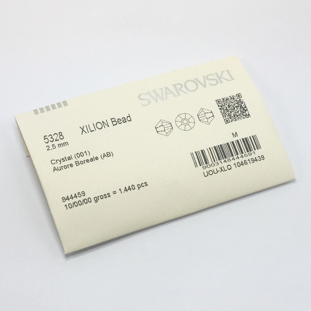 Swarovski 5328 XILION Bicone Beads Factory Pack CRYSTAL AB 001 AB *Pick Size QTY