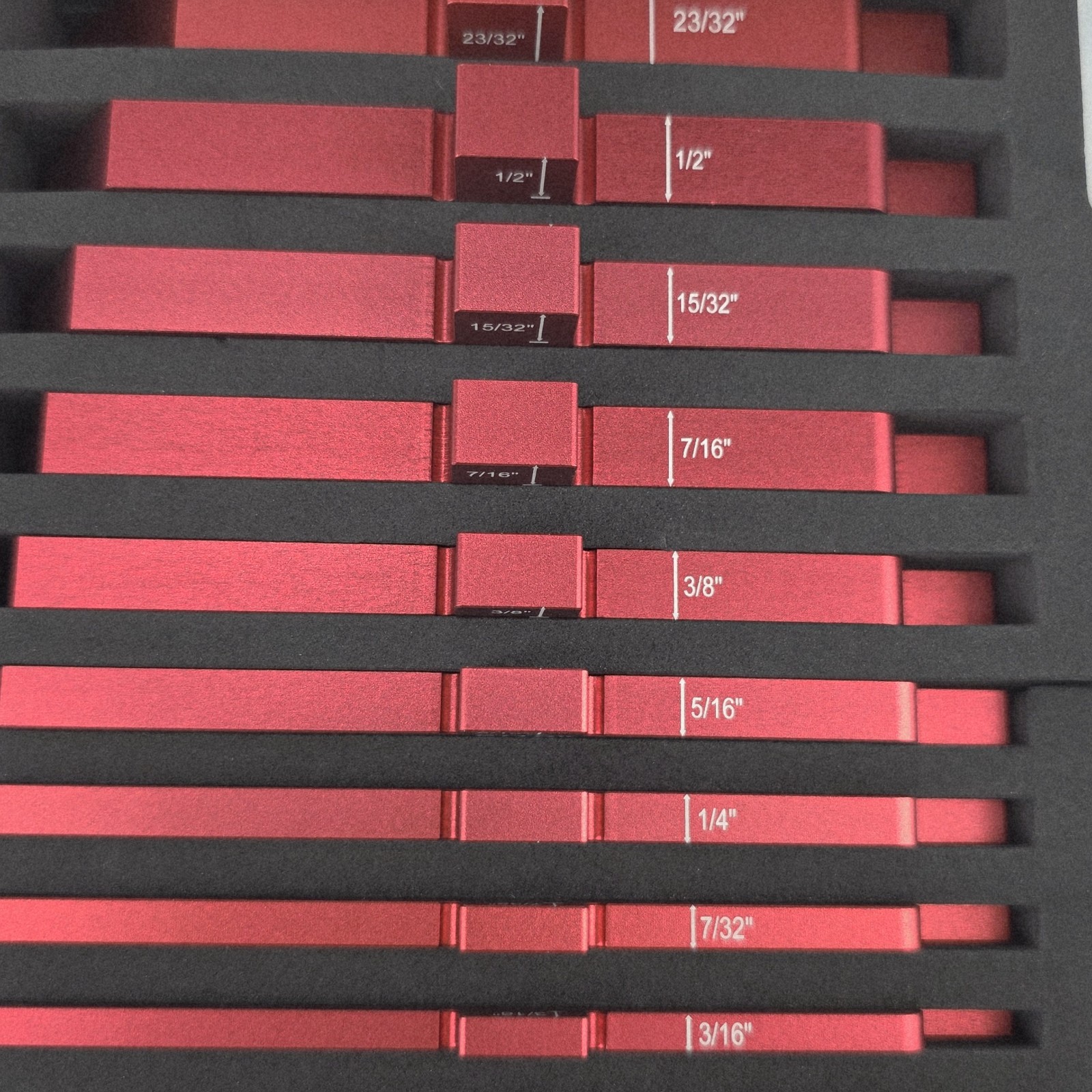 14pcs Aluminum Router Table Setup Bars Precision Setup Blocks Height Gauge Set