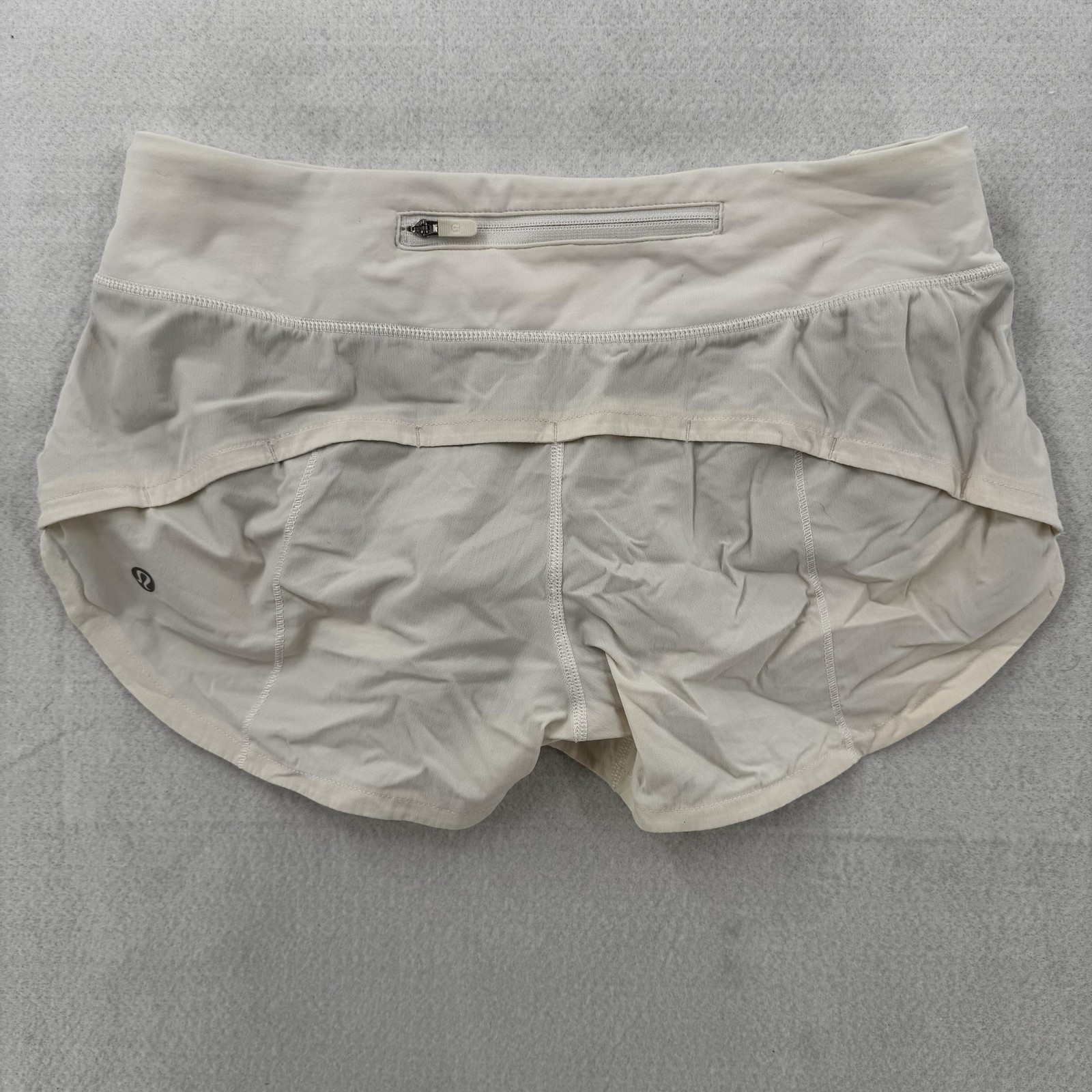 Lululemon Shorts Womens 4 Run Speed Athletic Lined Zip Pocket Lightweight Gym