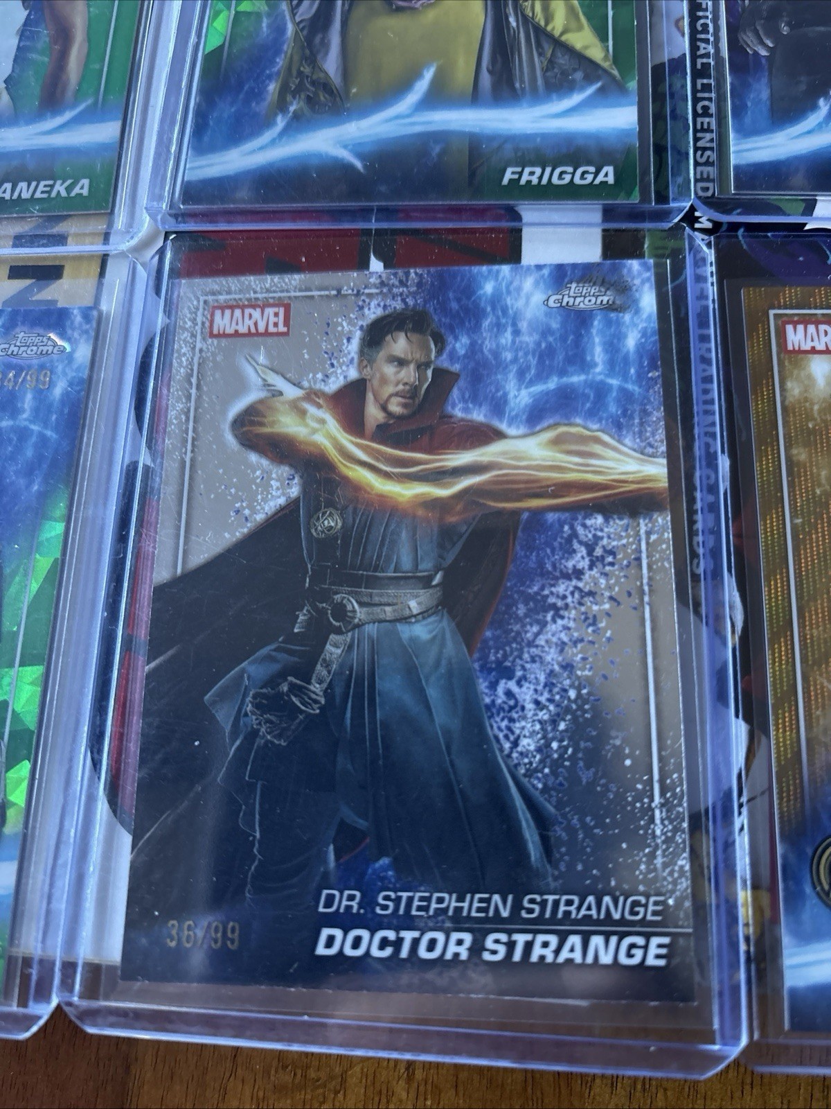 2025 Topps Marvel Chrome/sapphire Numbered Cards Lot