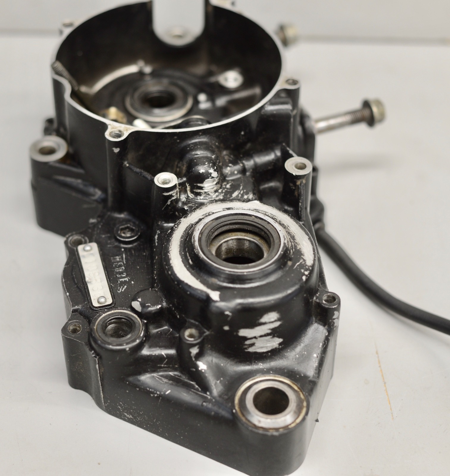 1989 Honda CR250R CR 250R OEM RIGHT LEFT CASES CRANKCASE BOTTOM END ENGINE