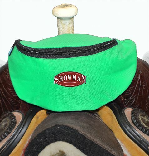 Showman Nylon Insulated Trail Horn Bag POUCH SACK w Pocket Western Saddle Bags