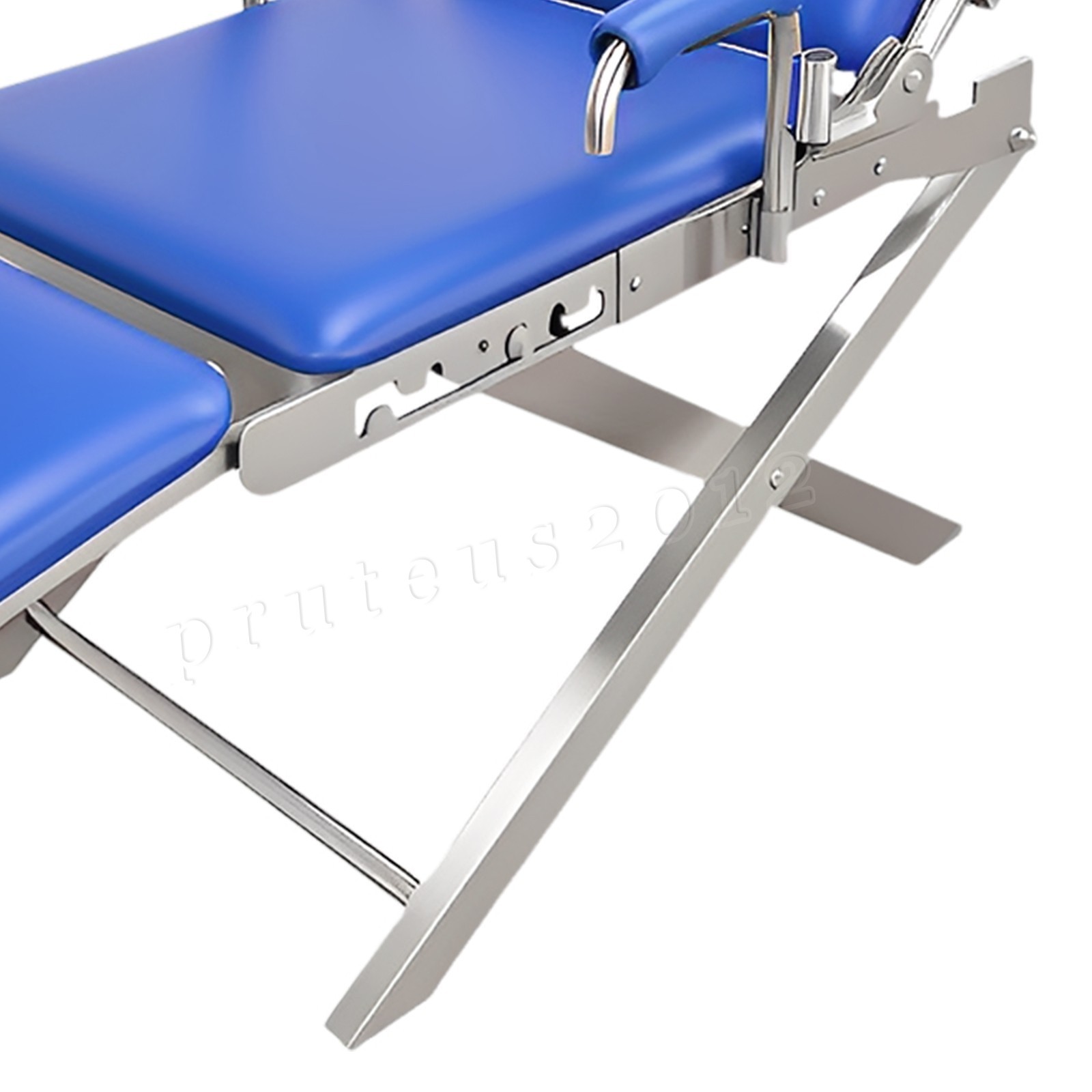 Portable Dental Chair Mobile Simple Folding Chair + Rechargeable LED Light Tray