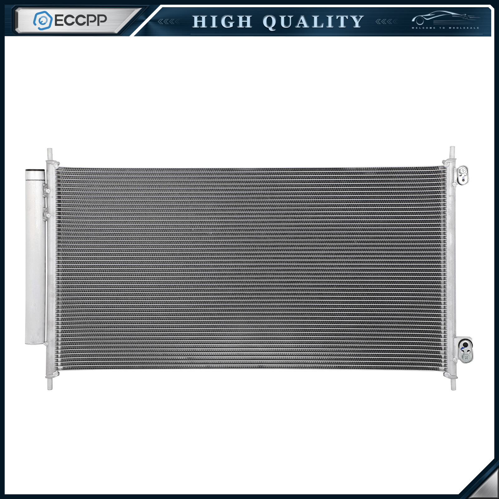 Aluminum AC Condenser For 08-12 Honda Accord 2010-2011 Honda Accord Crosstour