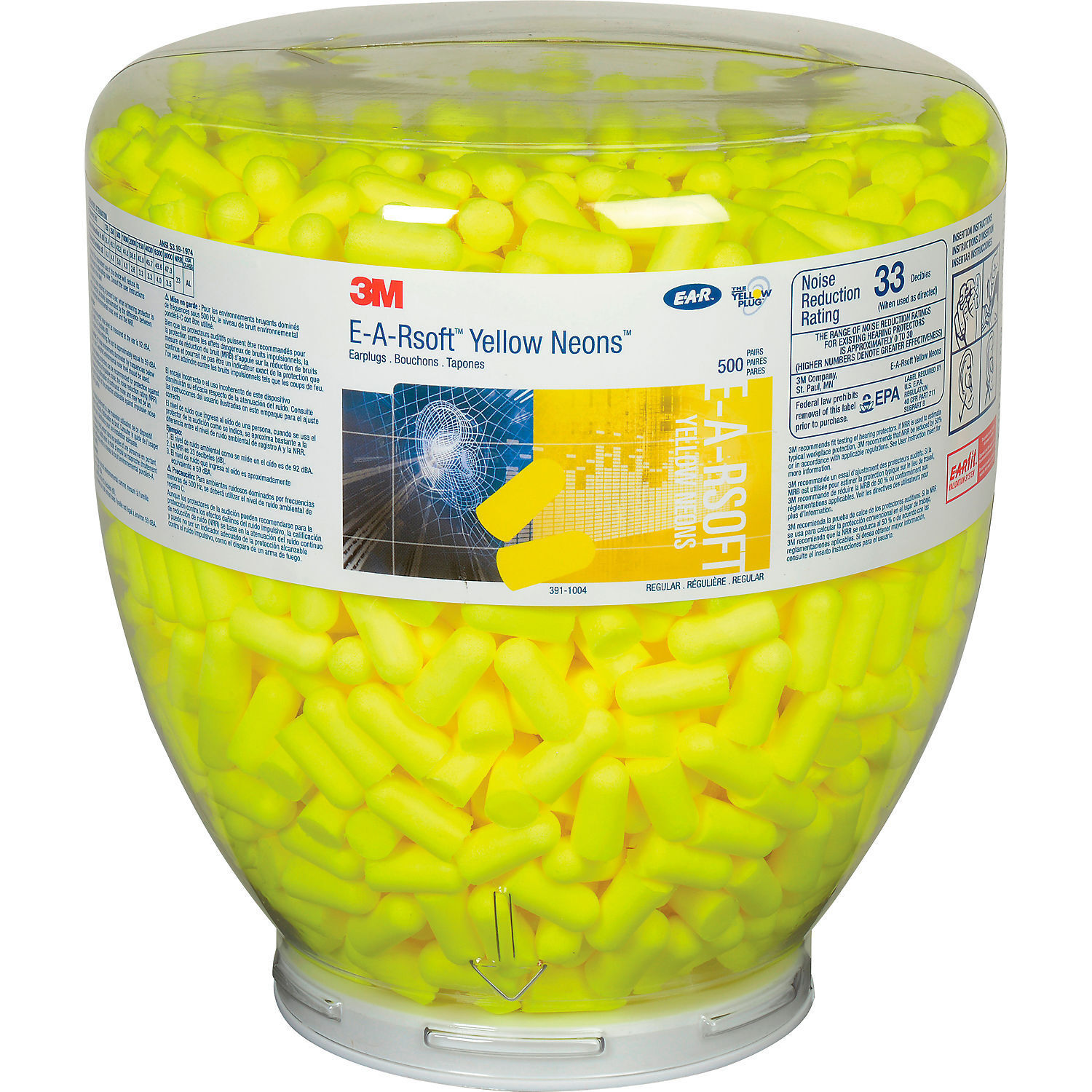 E-A-Rsoft153; One Touch153; Uncorded Earplug Dispenser 500 Pair