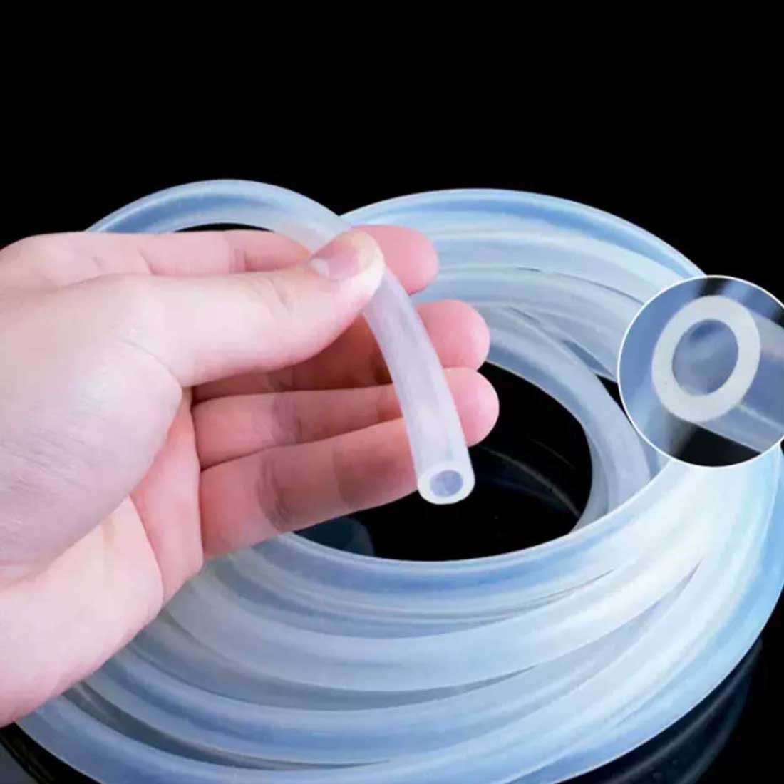 Clear Silicone Tube Food Grade Rubber Soft Pipe Beer Milk Drink Pipes Water Hose