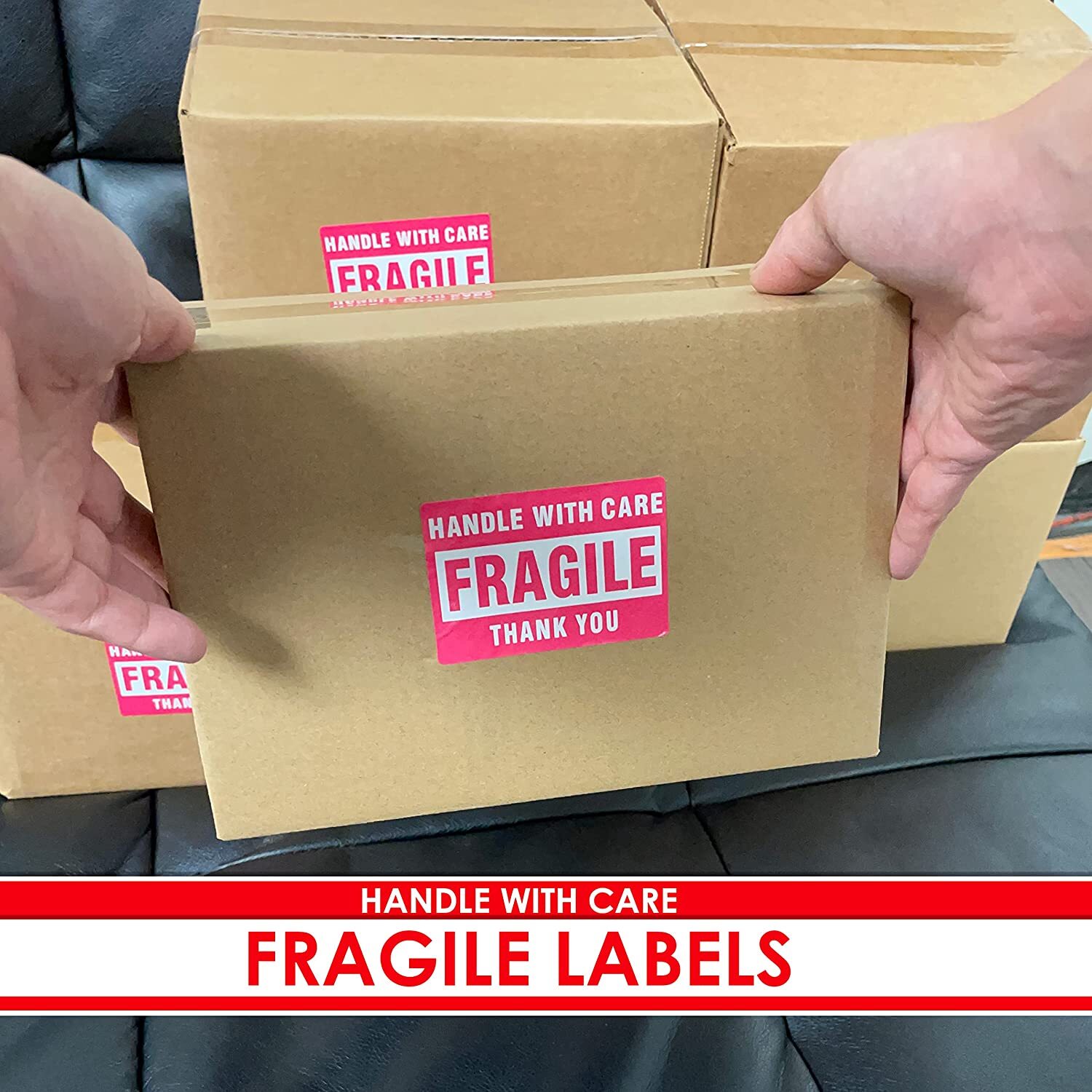 Fragile Stickers 1 Roll 500 2x3 Fragile Label Sticker Handle With Care Mailing