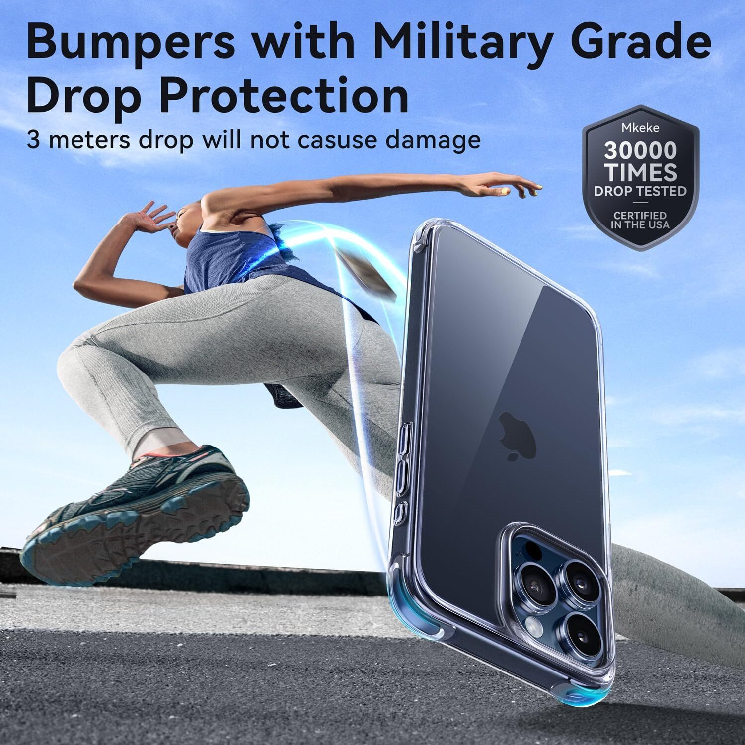 Clear Case Shockproof Cover for iPhone 16 15 14 13 12 11 Pro Max Mini XS XR X 8