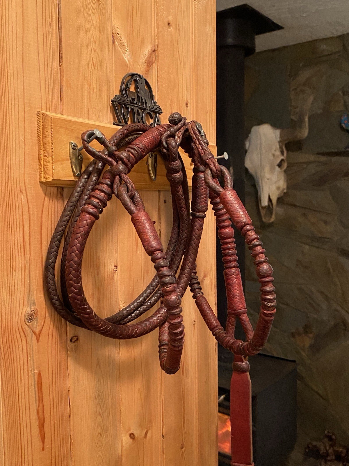 Vintage Handmade Western Romel - Romal Braided Reins California Style Kangaroo?