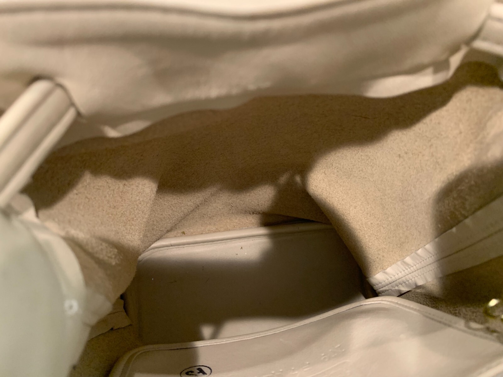 VTG COACH 4162 Ivory 100% Glove Tanned Leather Backpack Handbag Authenticated