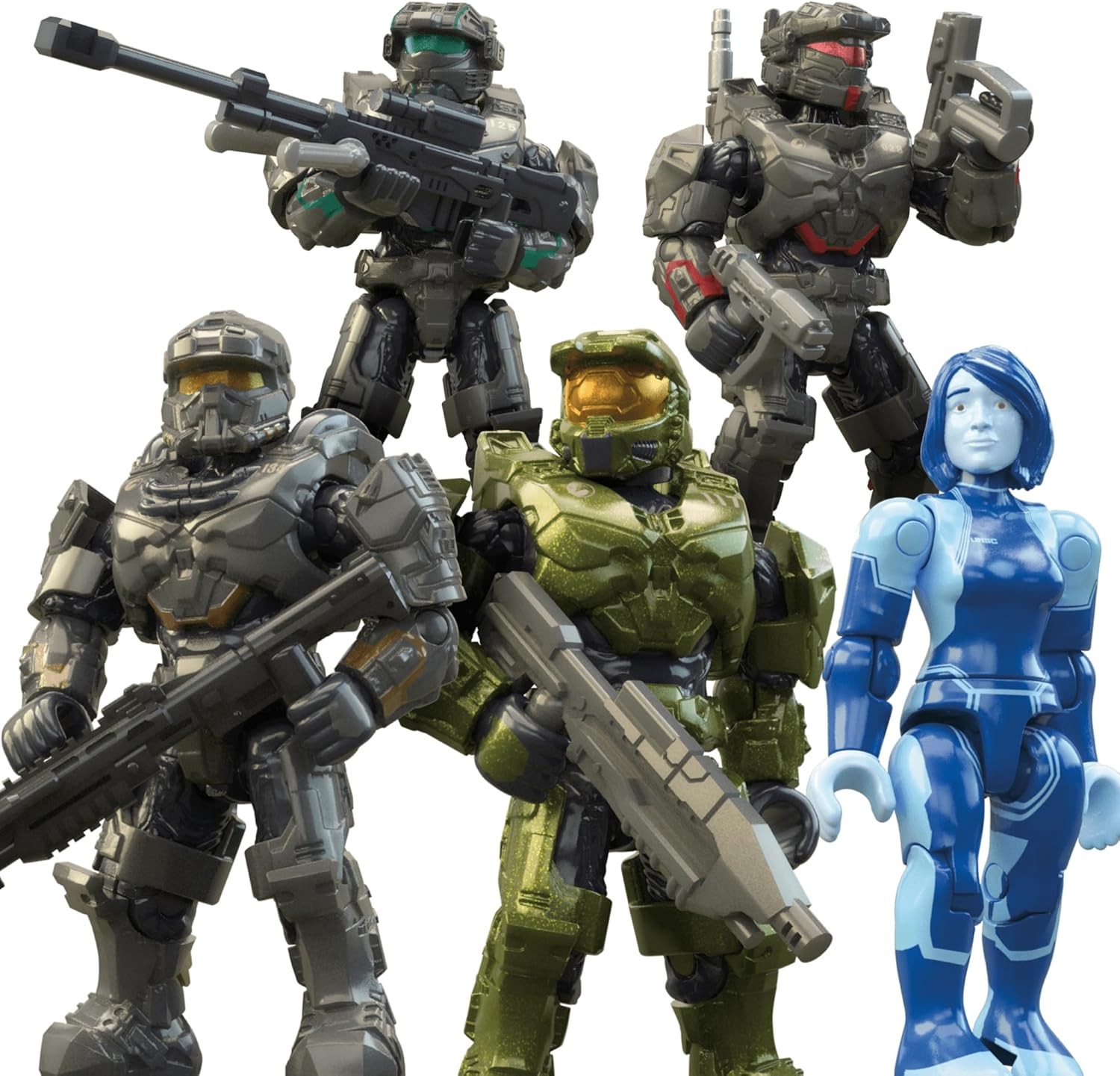 Mega Construx Halo FLEETCOM WARTHOG with 5 Figures 462 pcs Spartan Chief HNC57