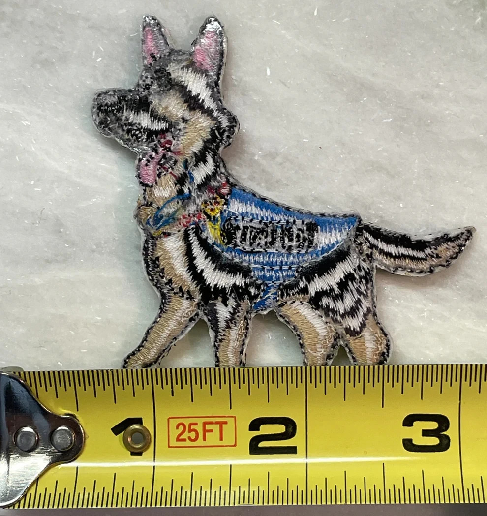 K9 Unit Patch, Police Dog, Perfect for Backpacks, Jackets, Stocking- Heat Sealed