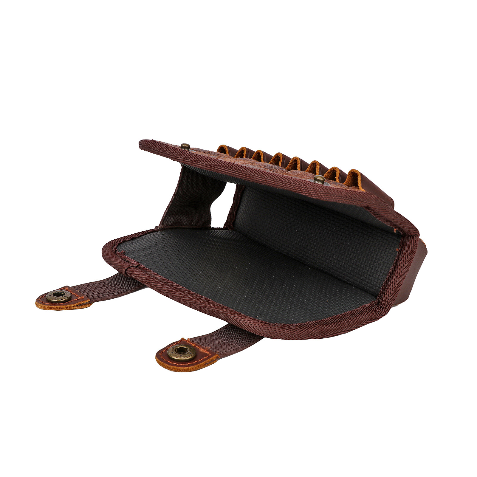 TOURBON PU Leather Cheek Riser Rest Rifle Buttstock Holder 308 WIN Ammo Carrier