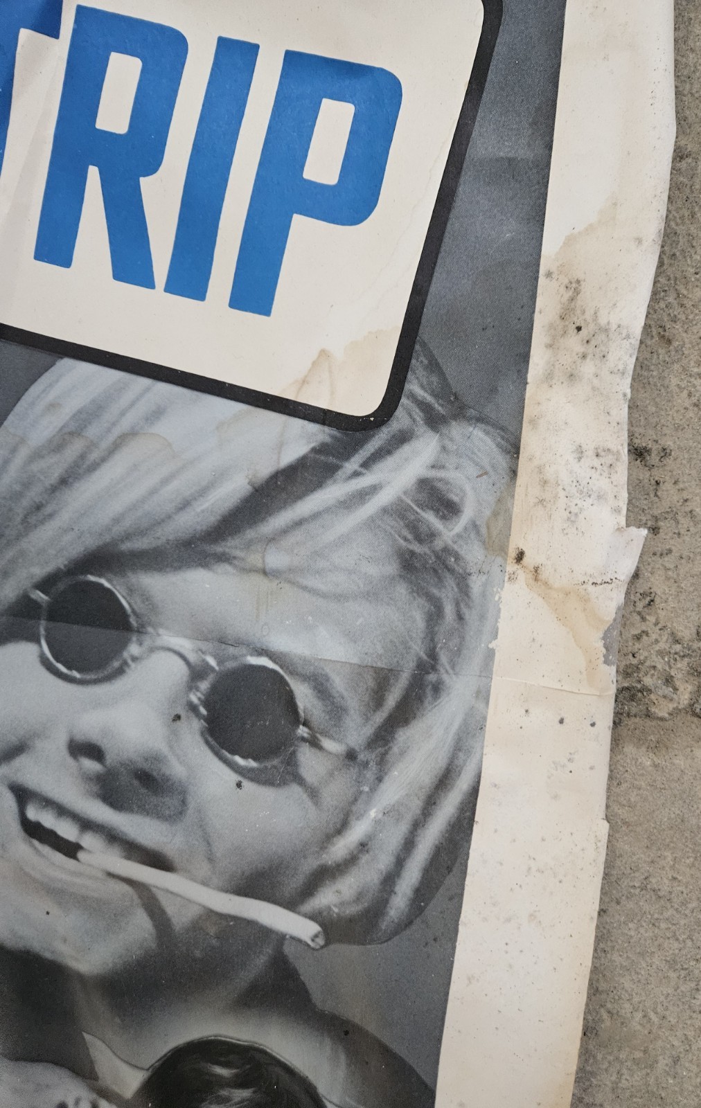 Vintage Original Riot On Sunset Strip 1967 Movie Film Poster SEE DAMAGE RARE🌴🎬