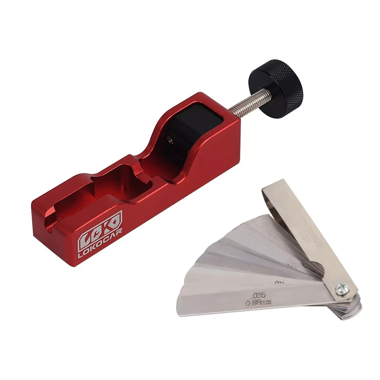 Universal Spark Plug Gap Tool 32 Blades Metric Feeler Gauge Gap Filler Measuring