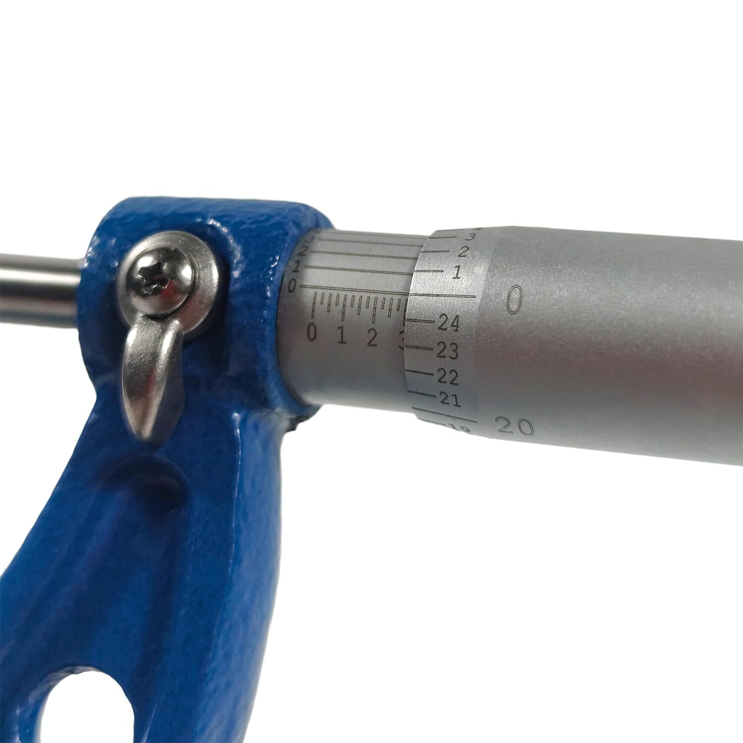 HFS(R) 4-5"x0.0001" Solid Metal Frame Outside Micrometer(Plastic Case)