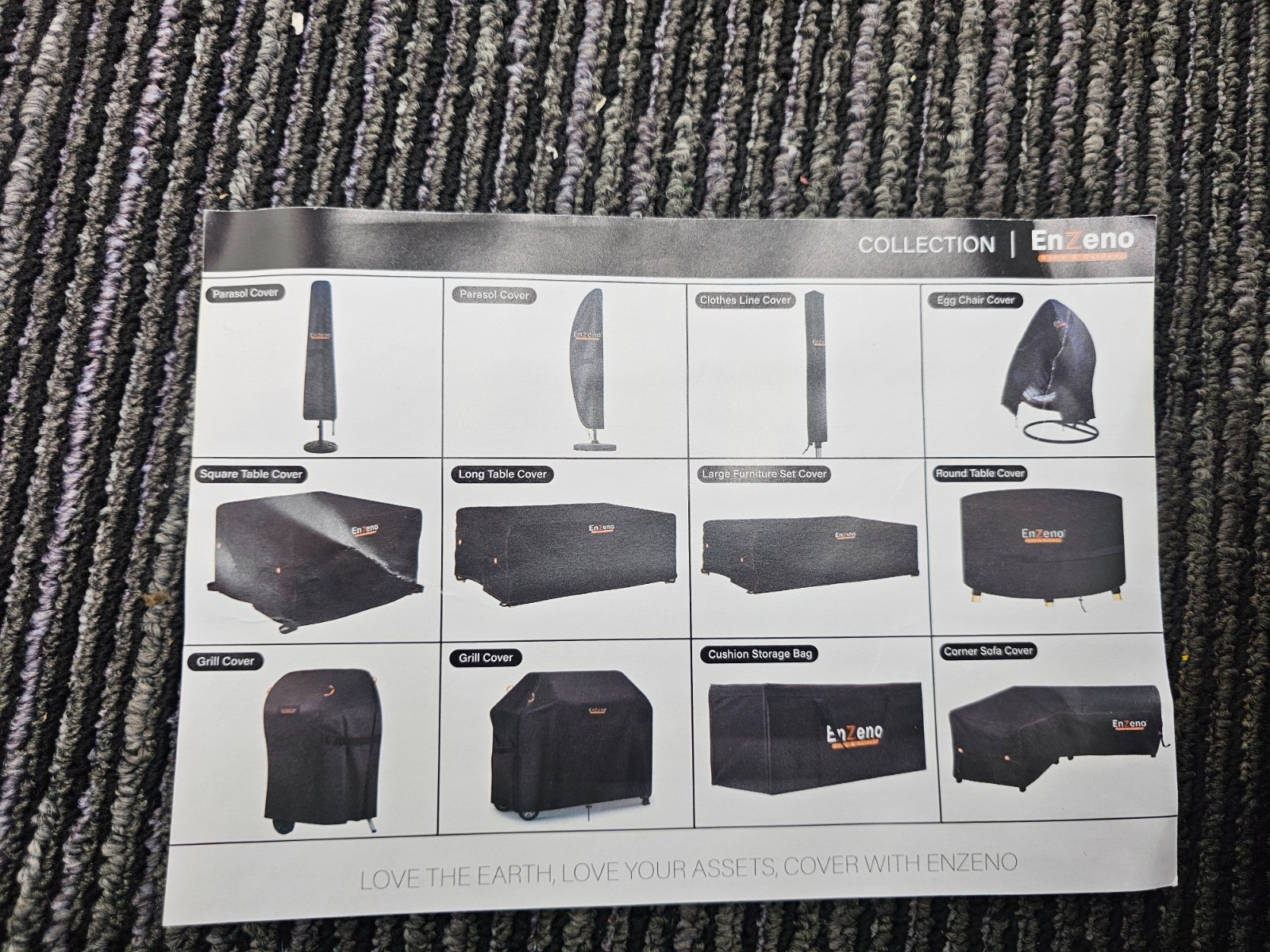 Enzeno Outdoor SPA Hot Tub Cover Waterproof Square Heavy Duty Cub Hot Tub Lid