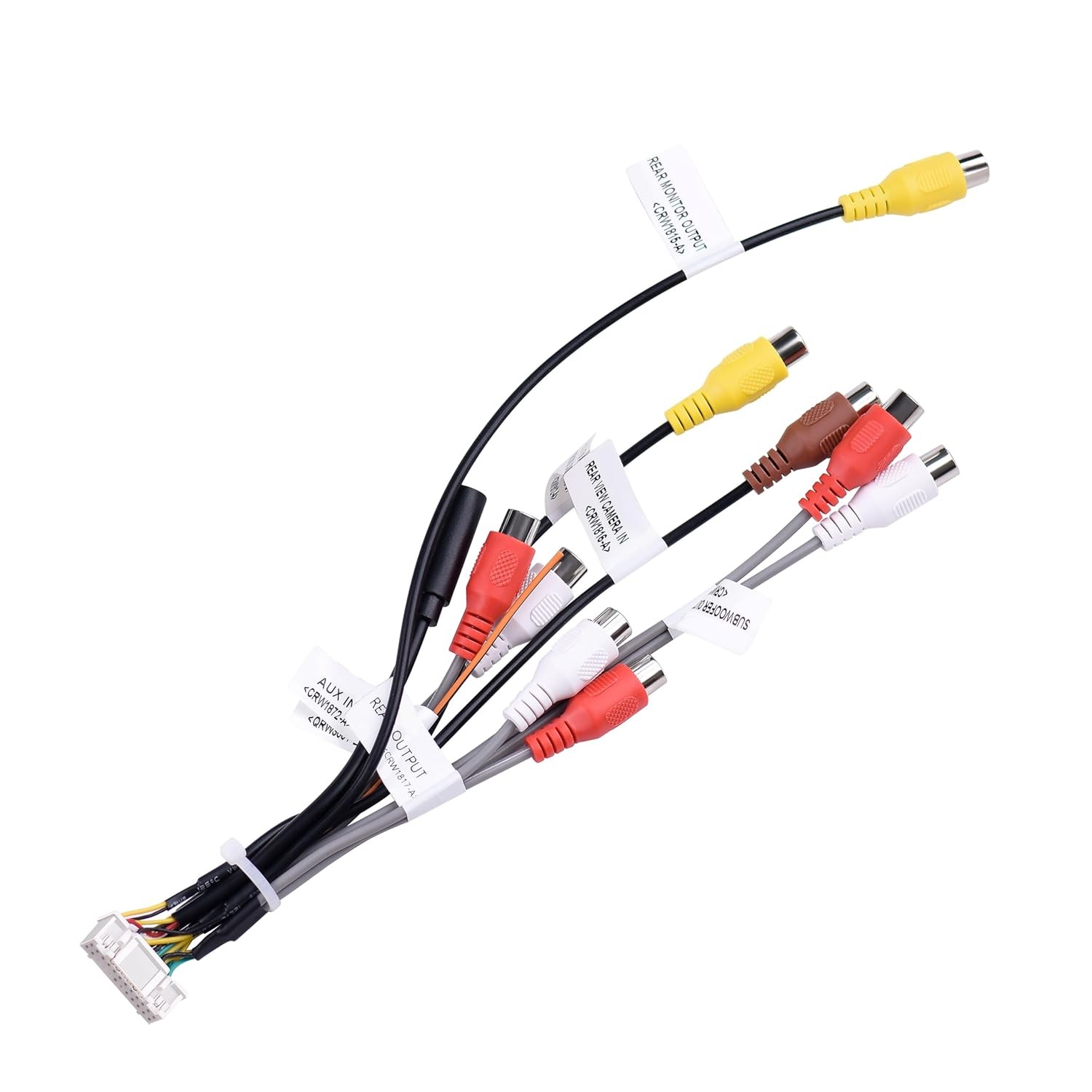 1x RCA Harness For Pioneer DMH-W4660NEX DMH-WT7600NEX DMH-WT76NEX DMH-WT8600NEX