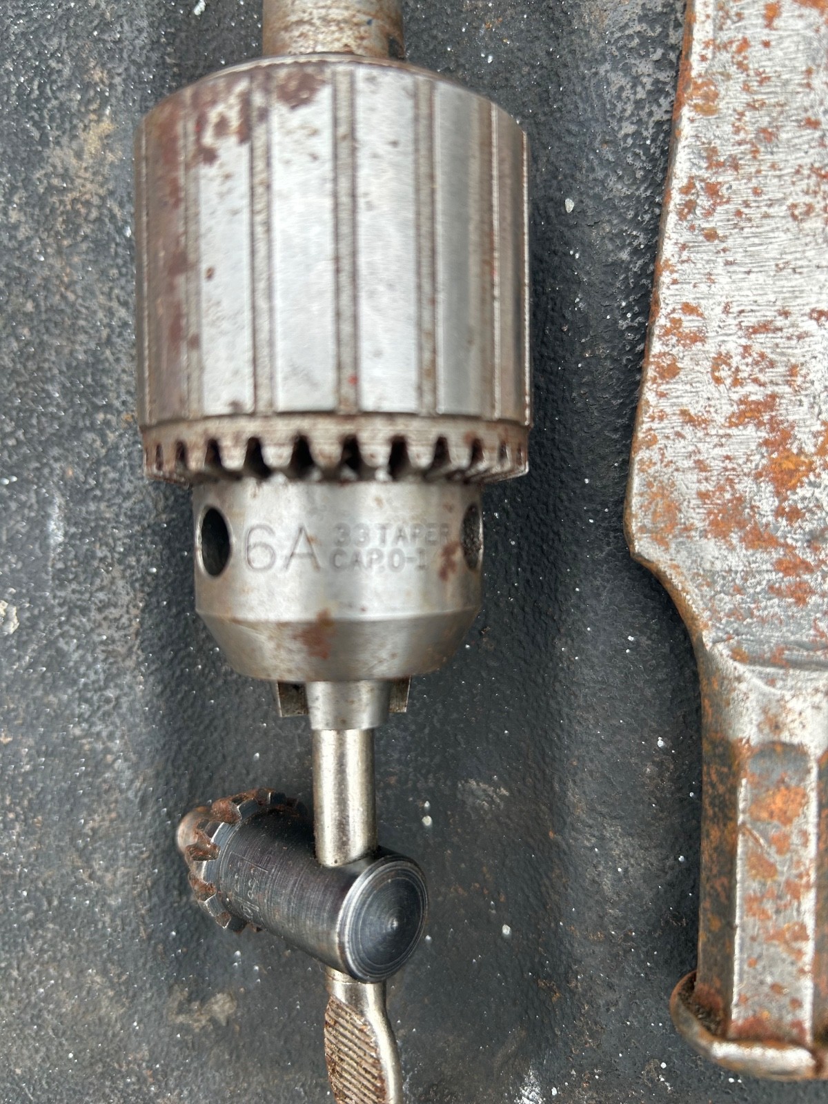 Jacobs Chuck 6A 33 Taper. Cap. 0 - 1/2" with Key USA Made