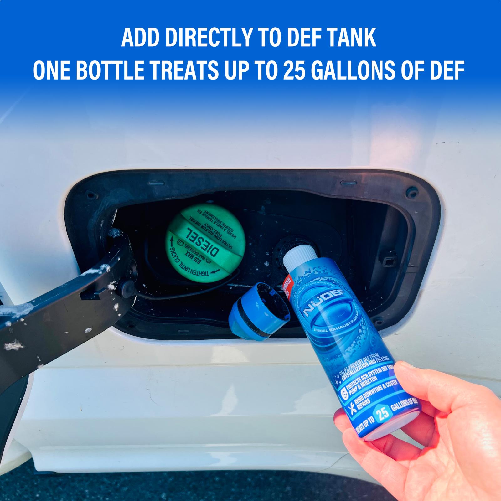 NuDef Diesel Exhaust Fluid Additive Cleaner Prevents Crystals & Freezing 4 Pack