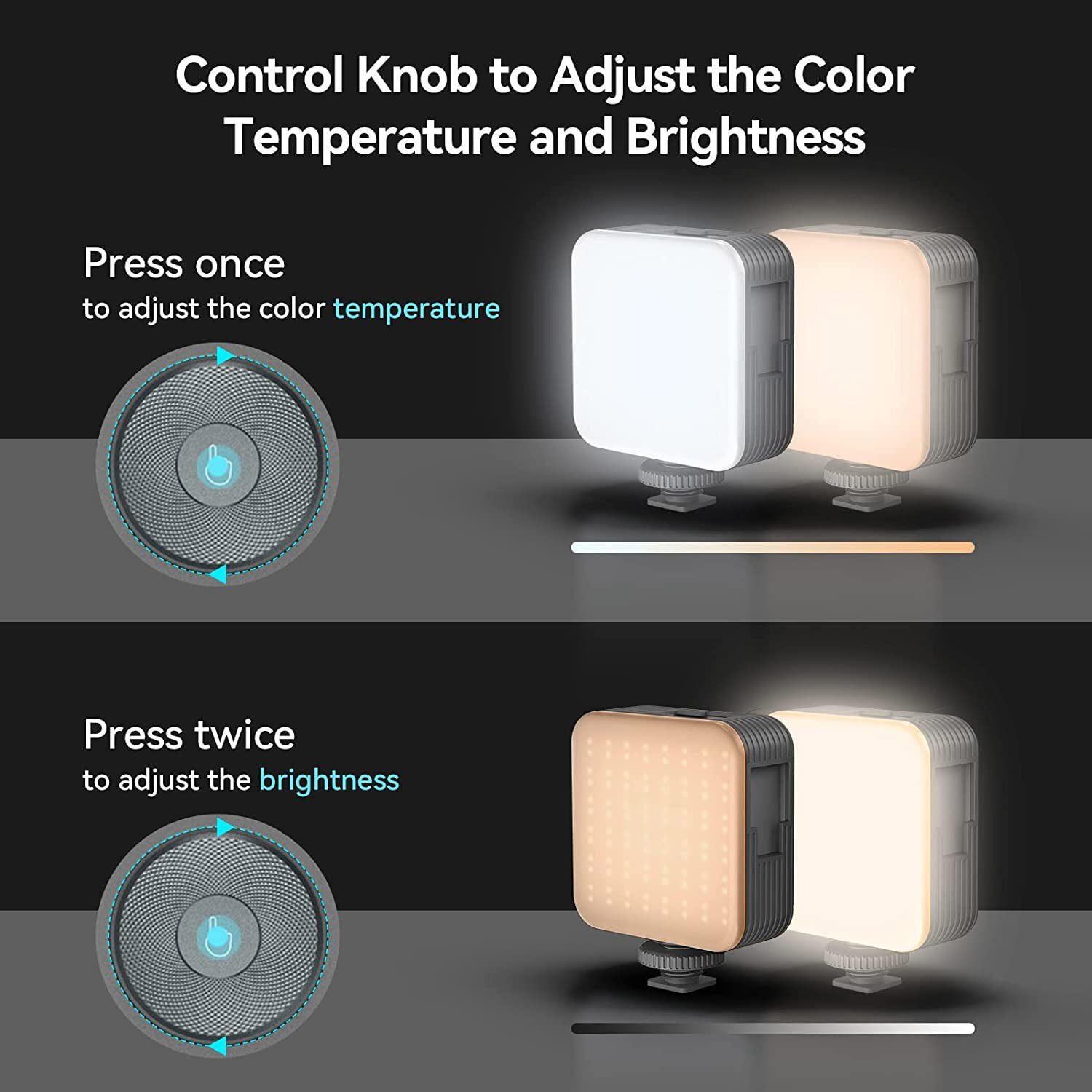 SmallRig P96 LED Video Light Mini Phone Camera 2200mAh for Camera Phone Vlog