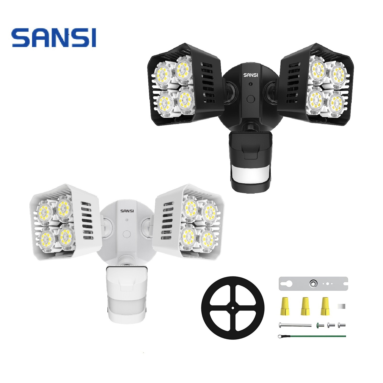 SANSI 30W 3400lm LED Security Lights Motion Sensor Night Spot Light Area Light