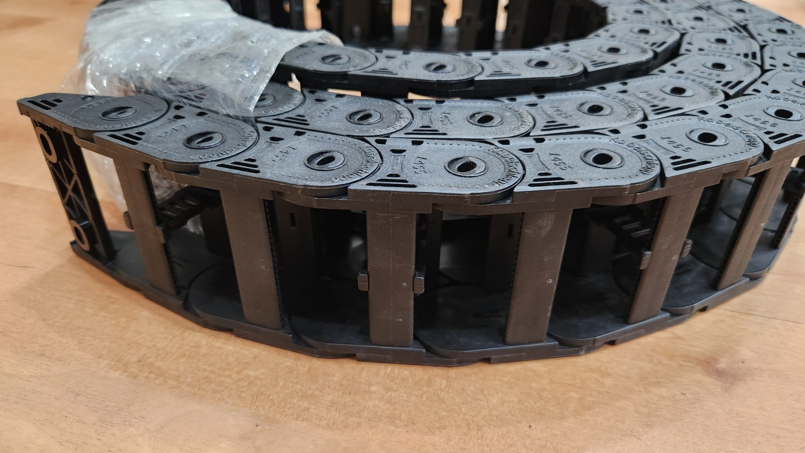 9ft Cable Carrier UA1455 – CNC, Robotics, Industrial, 2.9"x1.4" Outer, 2.29"x1"