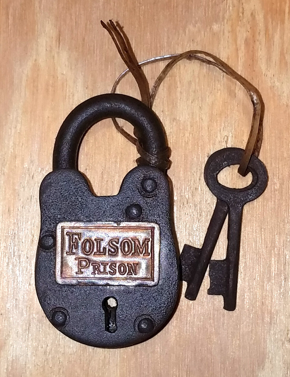 3 Locks Folsom Prison Pony Express & Yuma Prison Cast Iron Locks With 2 Keys