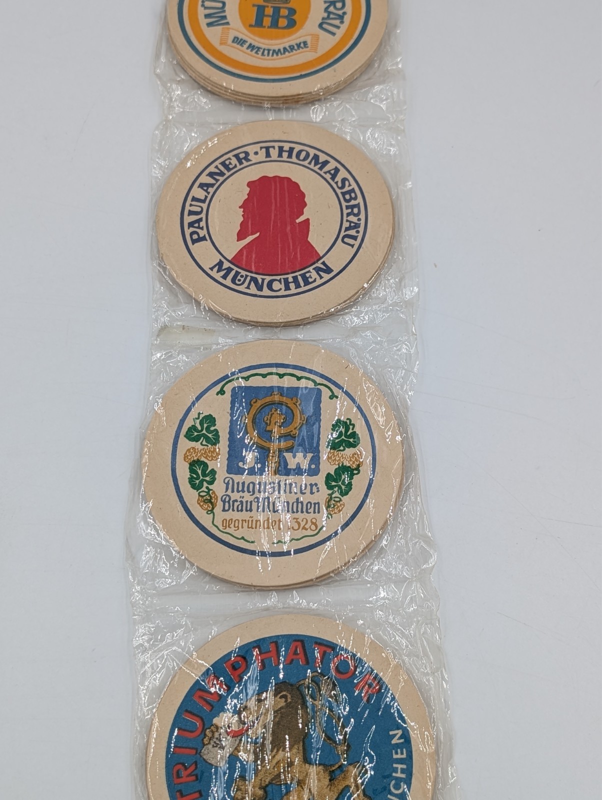 Vintage German Beer Coasters Set Lot NEW SEALED
