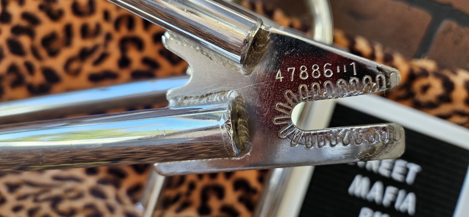 Schwinn Predator 1983 Old school BMX bike FRAME The Sting TRX Forks SE GT Chrome