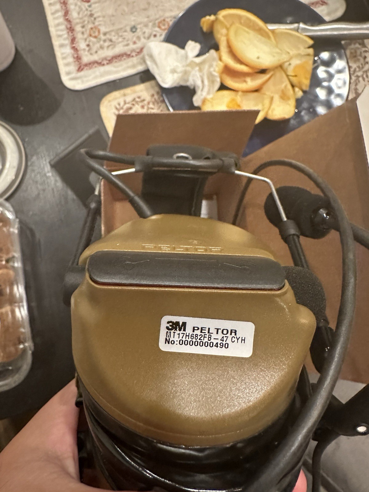 Peltor Comtac III Single Comm FDE