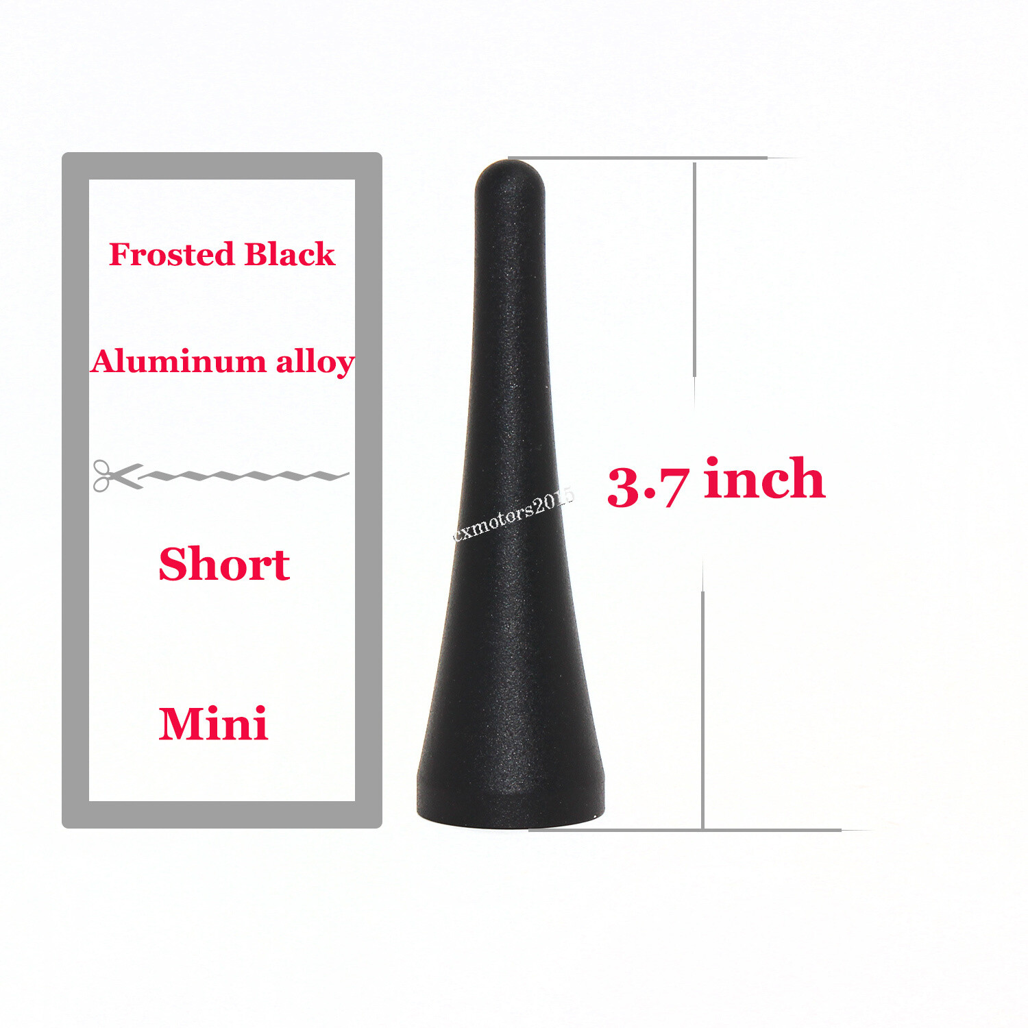 3.8" Short Stubby Antenna Mast Radio Signal Aerial For Mazda MX-5 Miata 06-20