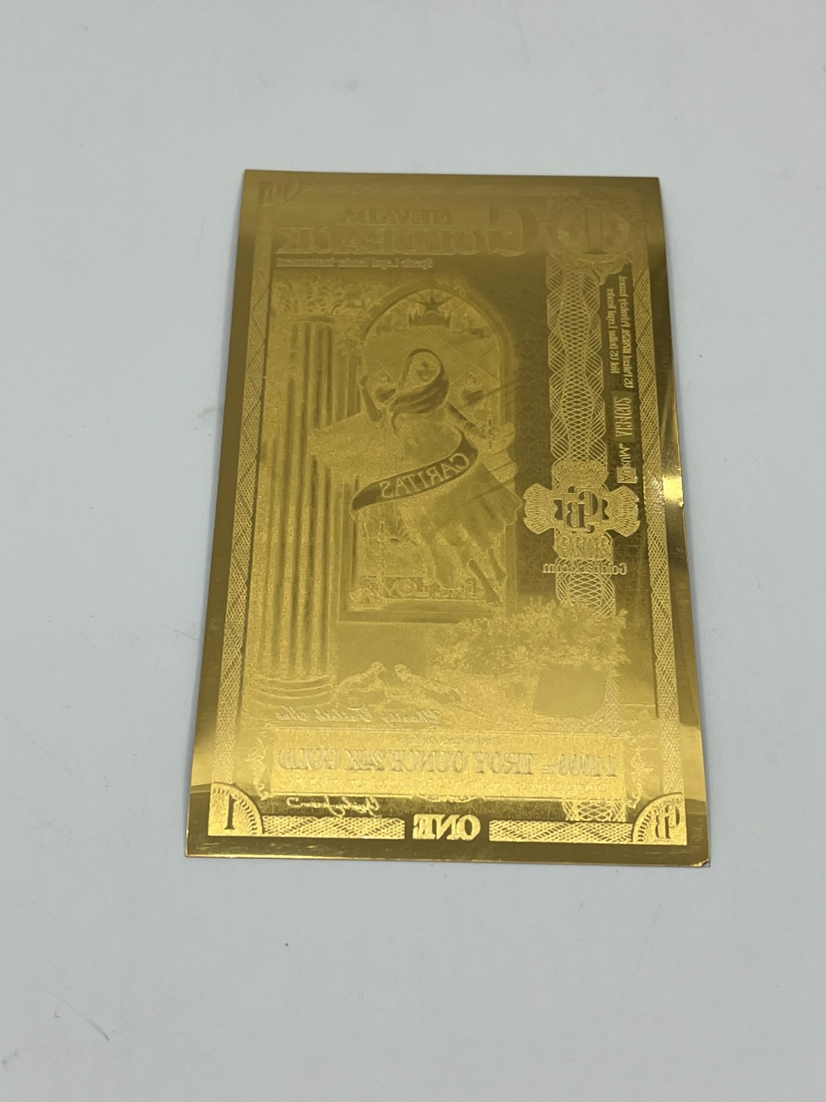 2023 One Nevada Gold Back 1/1000th Troy Ounce 24k Gold