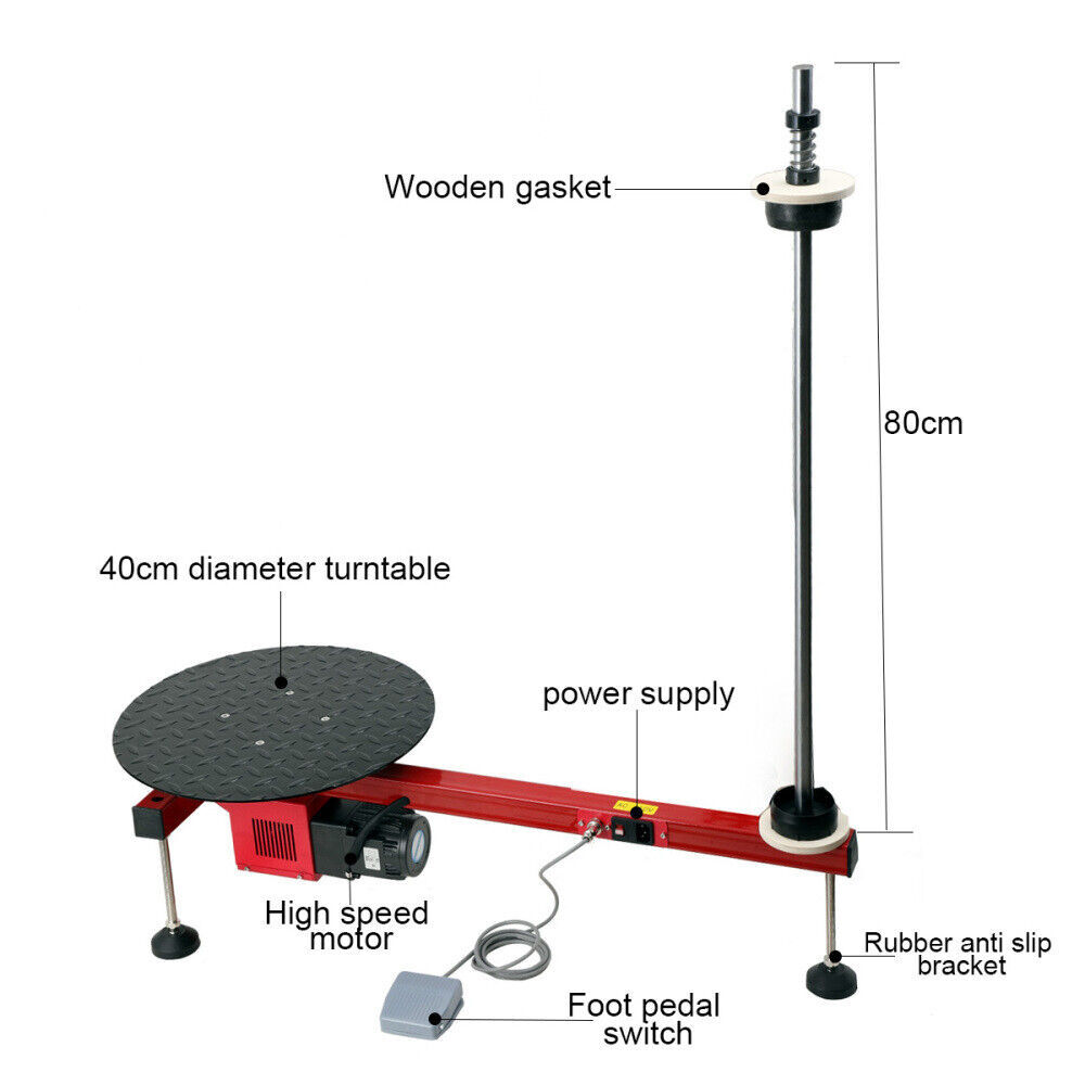 110V Semi-automatic Stretch Film Wrapping Machine Dispenser Tools Pallet Packing