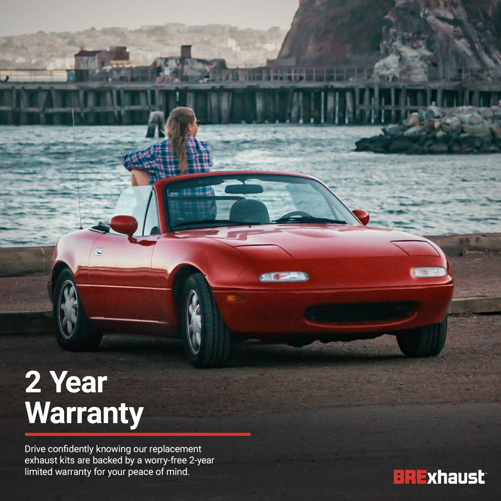 BRExhaust 2007-2011 Jeep Wrangler V6 3.8L Direct-Fit Replacement Exhaust System