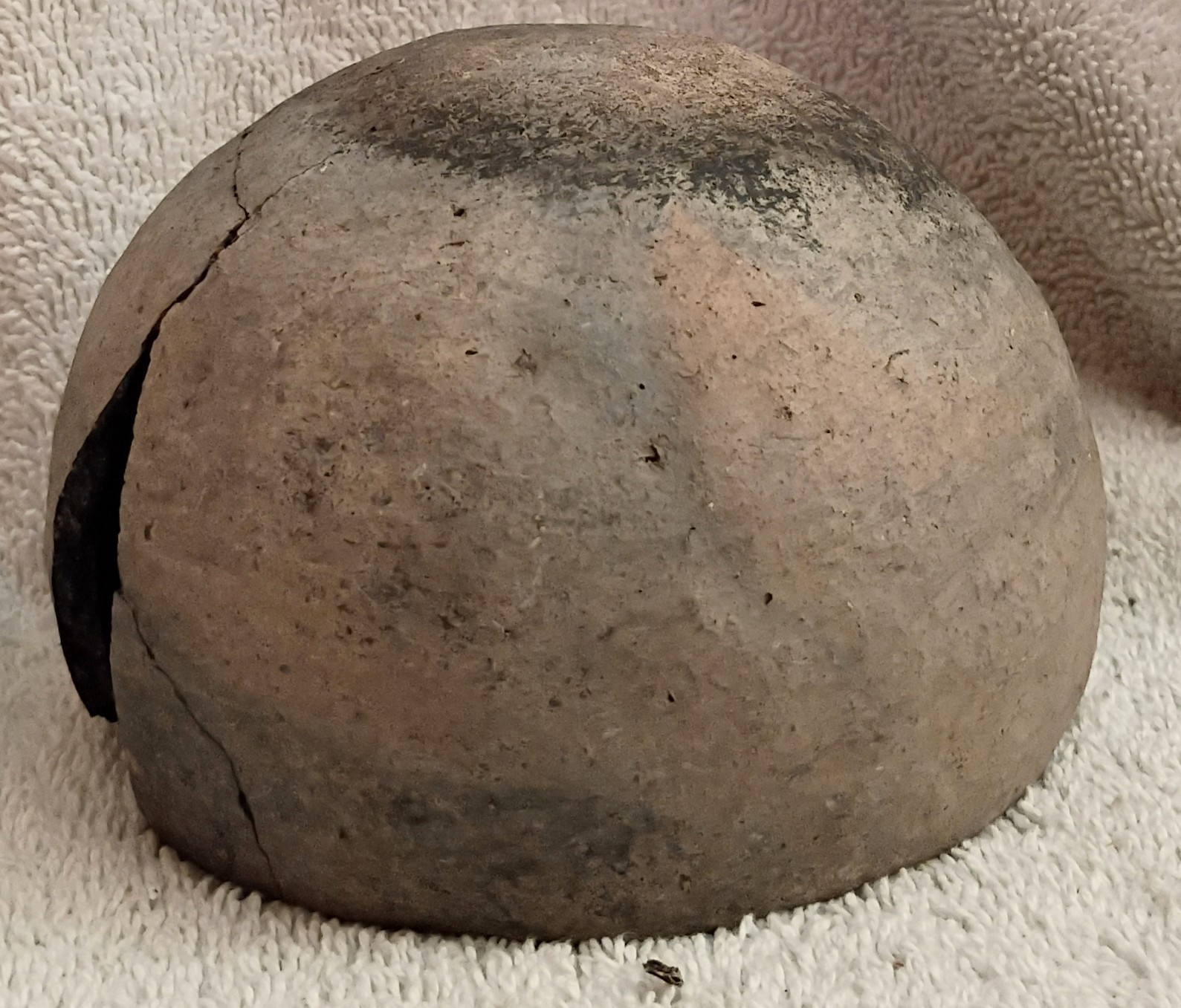 Great Antique Ancestral Pueblo Red Ware Pottery Bowl