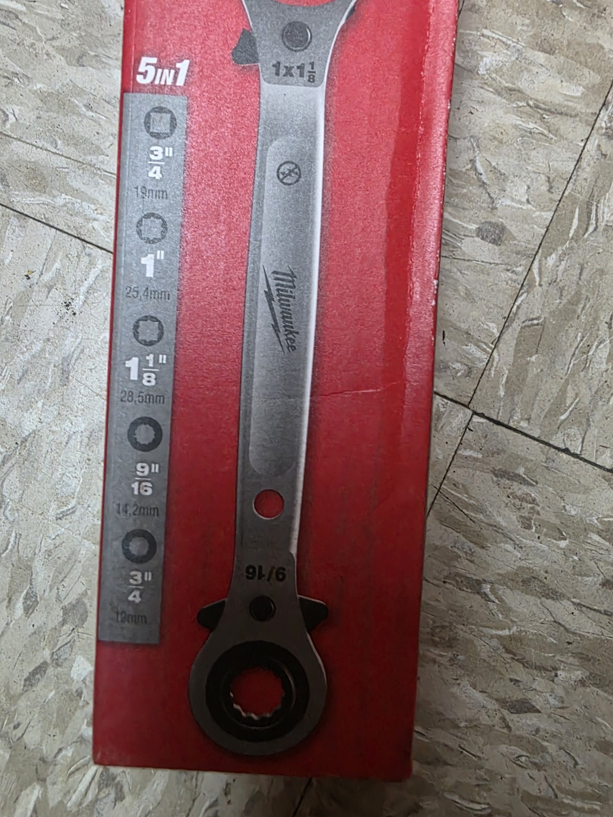 NEW Milwaukee Tool 48-22-9216 Lineman Fts 5-In-1 Ratcheting Wrench